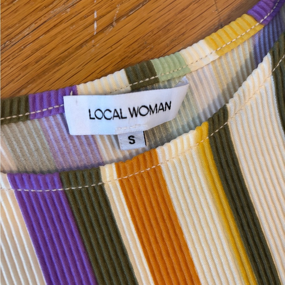 Striped Top | Toronto Slow-Fashion Designer | Size Small - Picture 5 of 7